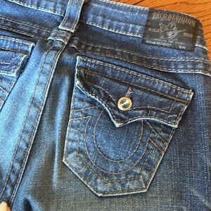 True Religion, brand jeans, made in USA of imported fabric. Size 26